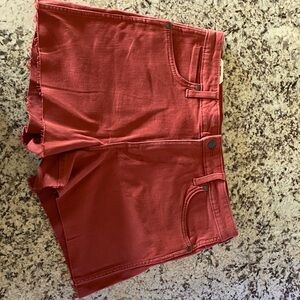 Wrangler Women's Brick Red Jean Shorts